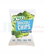 60G X50 BROCCOLI CHIPS SEA SALT FLAVOUR
