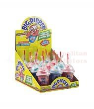 72G COSMIC BIG DIPPER LOLLIPOP & SOUR GEL CANDY