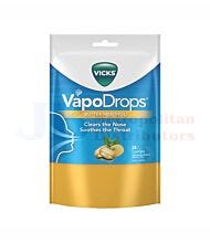 24 PACK VICKS VAPODROPS BUTTER MENTHOL MEDICATED