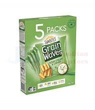 110G 5 PACK GRAIN WAVES SOUR CREAM & CHIVES