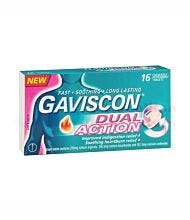 16 PACK GAVISCON DUAL ACTION TABS