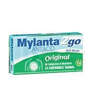 24 PACK MYLANTA 2 GO ORIGINAL TABLETS