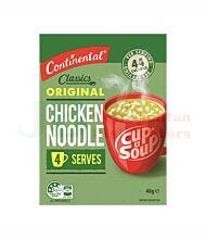 45G CONTINENTAL CUP A SOUP CHICKEN NOODLE
