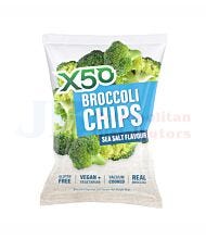 60G X50 BROCCOLI CHIPS SEA SALT FLAVOUR