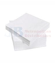 SAVILL NAPKIN 1PLY LUNCH WHITE