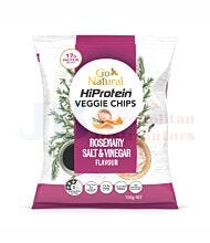 100G GO NATURAL HIPROTEIN VEGGIE CHIPS ROSMARY SALT & VINEGAR FLAVOUR