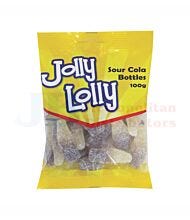 100G JOLLY LOLLY SOUR COLA BOTTLES