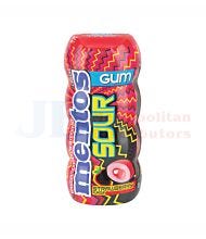 30G MENTOS SOUR GUM STRAWBERRY BOTTLE
