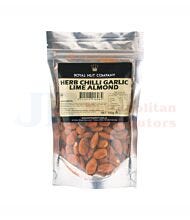 150G ROYAL NUT COMPANY HERB CHILLI GARLIC LIME ALMONDS