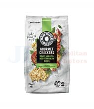 130G RED ROCK DELI CRACKERS GARLIC & HERB
